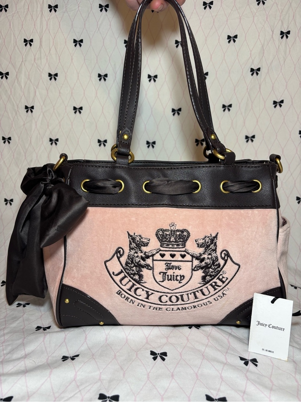 Juicy Couture US Website Heritage Core Pink and Dark Brown Daydreamer!!